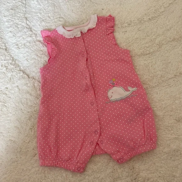 Little Me - 4 Rompers - Picture 4 of 6